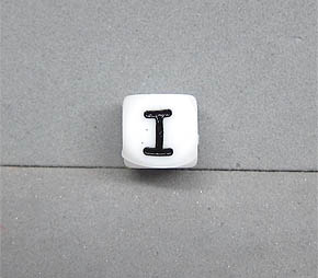 Buchstabenwürfel Silikon 10mm I